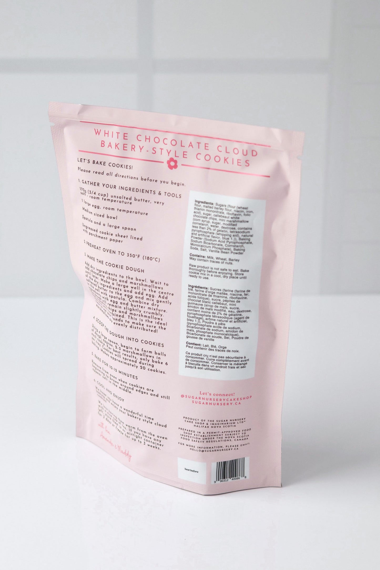 White Chocolate Cloud Cookie Mix